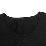 Maxbell Women's T Shirt Trendy Soft Short Sleeve Tops for Daily Wear Sports Vacation XL Black