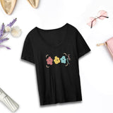 Maxbell Fashion Women Printed T Shirt Summer Lady Tee Shirt for Beach Hiking Fishing L