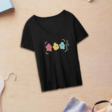 Maxbell Fashion Women Printed T Shirt Summer Lady Tee Shirt for Beach Hiking Fishing XXL