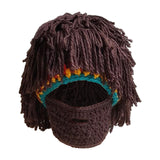 Maxbell Knitted Hat Warm Hat Photo Props Knit Bearded Hats for Riding Cycling Hiking style A