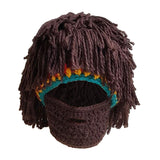 Maxbell Knitted Hat Warm Hat Photo Props Knit Bearded Hats for Riding Cycling Hiking style A