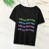 Maxbell Fashion Women Printed T Shirt Soft Female Tee Shirt for Hiking Home Trekking M