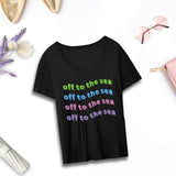 Maxbell Fashion Women Printed T Shirt Soft Female Tee Shirt for Hiking Home Trekking L
