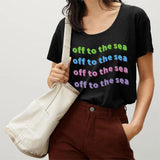 Maxbell Fashion Women Printed T Shirt Soft Female Tee Shirt for Hiking Home Trekking XL