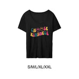 Maxbell Women's T Shirt Soft Comfortable Cute Summer T Shirt for Office Sports Daily S Black