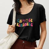 Maxbell Women's T Shirt Soft Comfortable Cute Summer T Shirt for Office Sports Daily L Black