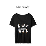 Maxbell Women's T Shirt Female Tee Shirts Summer Goose Print Casual Crewneck Clothes S