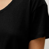 Maxbell Women's T Shirt Basic Tee Casual Female Tee Shirt for Hiking Fishing Camping M Black