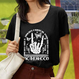Maxbell Women's T Shirt Basic Tee Casual Female Tee Shirt for Hiking Fishing Camping XL Black
