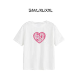 Maxbell Women's T Shirt Round Neck Summer Clothing Trendy Streetwear Pullover Blouse S