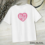 Maxbell Women's T Shirt Round Neck Summer Clothing Trendy Streetwear Pullover Blouse S