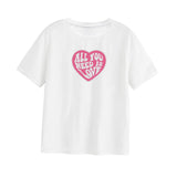 Maxbell Women's T Shirt Round Neck Summer Clothing Trendy Streetwear Pullover Blouse XXL