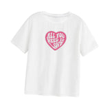 Maxbell Women's T Shirt Round Neck Summer Clothing Trendy Streetwear Pullover Blouse XXL