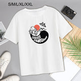 Maxbell Women's T Shirt Fashion Comfortable Graphic Print Classic Clothes Tee Shirts S
