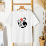 Maxbell Women's T Shirt Fashion Comfortable Graphic Print Classic Clothes Tee Shirts M