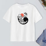 Maxbell Women's T Shirt Fashion Comfortable Graphic Print Classic Clothes Tee Shirts M