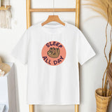 Maxbell Womens T Shirts Novelty Casual Round Neck T Shirt for Sports Shopping Travel L