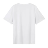 Maxbell Short Sleeve Tops Stylish Clothes Womens T Shirts for Street Shopping Travel S White