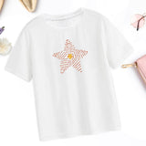 Maxbell Short Sleeve Tops Stylish Clothes Womens T Shirts for Street Shopping Travel XXL White