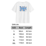 Maxbell Womens T Shirts Round Neck Classic Short Sleeve for Fishing Camping Shopping L White