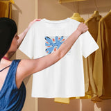 Maxbell Womens T Shirts Round Neck Classic Short Sleeve for Fishing Camping Shopping XXL White