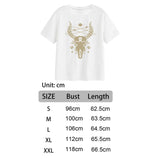 Maxbell Women's T Shirt Loose Fit Short Sleeve Tops for Daily Wear Walking Commuting S White