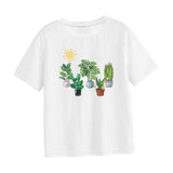 Maxbell Womens T Shirts Soft Printed Stylish Basic Tee for Walking Street Daily Wear XL