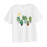 Maxbell Womens T Shirts Soft Printed Stylish Basic Tee for Walking Street Daily Wear XL