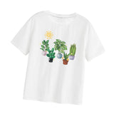 Maxbell Womens T Shirts Soft Printed Stylish Basic Tee for Walking Street Daily Wear XL