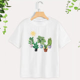 Maxbell Womens T Shirts Soft Printed Stylish Basic Tee for Walking Street Daily Wear XL