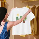 Maxbell Womens T Shirts Soft Printed Stylish Basic Tee for Walking Street Daily Wear XXL