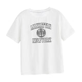 Maxbell Women Letter Printed T Shirt Round Neck Tee for Camping Backpacking Climbing XXL