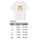Maxbell Women Letter Printed T Shirt Fashion Round Neck Tee for Home Climbing Street M