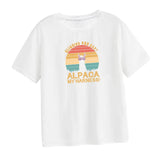 Maxbell Women Letter Printed T Shirt Fashion Round Neck Tee for Home Climbing Street M