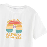 Maxbell Women Letter Printed T Shirt Fashion Round Neck Tee for Home Climbing Street L