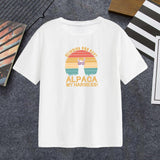 Maxbell Women Letter Printed T Shirt Fashion Round Neck Tee for Home Climbing Street XXL