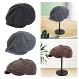 Maxbell Beret Hat Gift Golf Hat Spring Casual Painter Hat for Outdoor Fishing Hiking Dark Grey