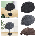 Maxbell Beret Hat Gift Golf Hat Spring Casual Painter Hat for Outdoor Fishing Hiking Dark Grey