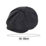 Maxbell Beret Hat Gift Golf Hat Spring Casual Painter Hat for Outdoor Fishing Hiking Dark Grey