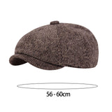 Maxbell Beret Hat Gift Golf Hat Spring Casual Painter Hat for Outdoor Fishing Hiking Brown