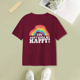 Maxbell Women's T Shirt Clothing Round Neck T Shirt for Walking Street Shopping S