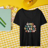 Maxbell Women Tee Printed Soft Novelty Short Sleeve Top for Beach Walking Daily Wear M