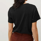 Maxbell Women Tee Printed Soft Novelty Short Sleeve Top for Beach Walking Daily Wear XXL