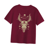 Maxbell Round Neck Tops Casual Loose Fit Women's T Shirt for Shopping Sports Walking M Red