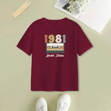 Maxbell Women Printed T Shirt Breathable Versatile Comfortable Trendy Soft Crew Neck S