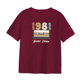 Maxbell Women Printed T Shirt Breathable Versatile Comfortable Trendy Soft Crew Neck L