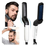 Maxbell Quick Electric Beard Straightener Hair Comb Curly Hair Straightening Beard Straightener for Men