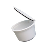 Max 2 Pieces Refillable Reusable Coffee Capsules Pods Coffee Filter White