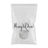 Max 2 Pieces Refillable Reusable Coffee Capsules Pods Coffee Filter White