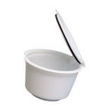 Max 2 Pieces Refillable Reusable Coffee Capsules Pods Coffee Filter White